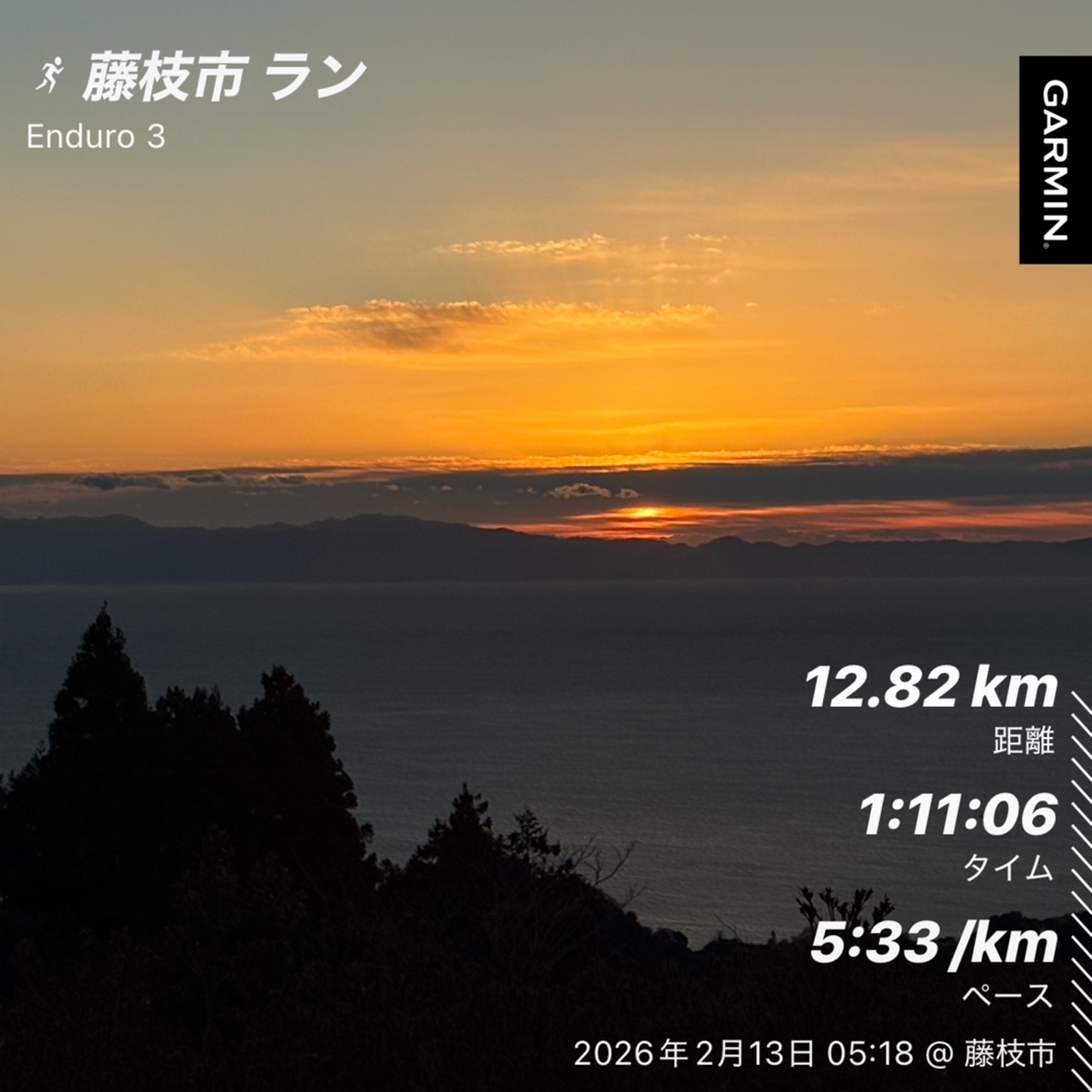 今朝もしっかり朝活！（朝ラン）<br><br>12kmちょっとを朝ラン！<br><br>静岡マラソンまで３週間と2日！どうやって生活するのかをしっかり<br>計画して１つ１つ遂行していこう！！<br><br>今週末は15km（5:30/km）・25km（5:30〜4:30/km）とロング走！<br><br>楽しみしかない！<br><br>ケアも怠らないようする。<br><br>練習はするけどケアを怠る方は多い気がします。<br>いかにケアを継続的にできるかがポイントです。<br>ケアをしっかりしておけば走れる！質も良くなる。<br><br>練習よりもケアを頑張れば、自ずと記録も付いてくると言っても<br>過言ではないかと思います。<br><br>身体を冷やさない！湯船に浸かる！青竹文で足裏を刺激するなど<br>一般的なことでOK！です。<br>流行りのことをすると大抵長続きしないのでご注意を(*´з`)<br>